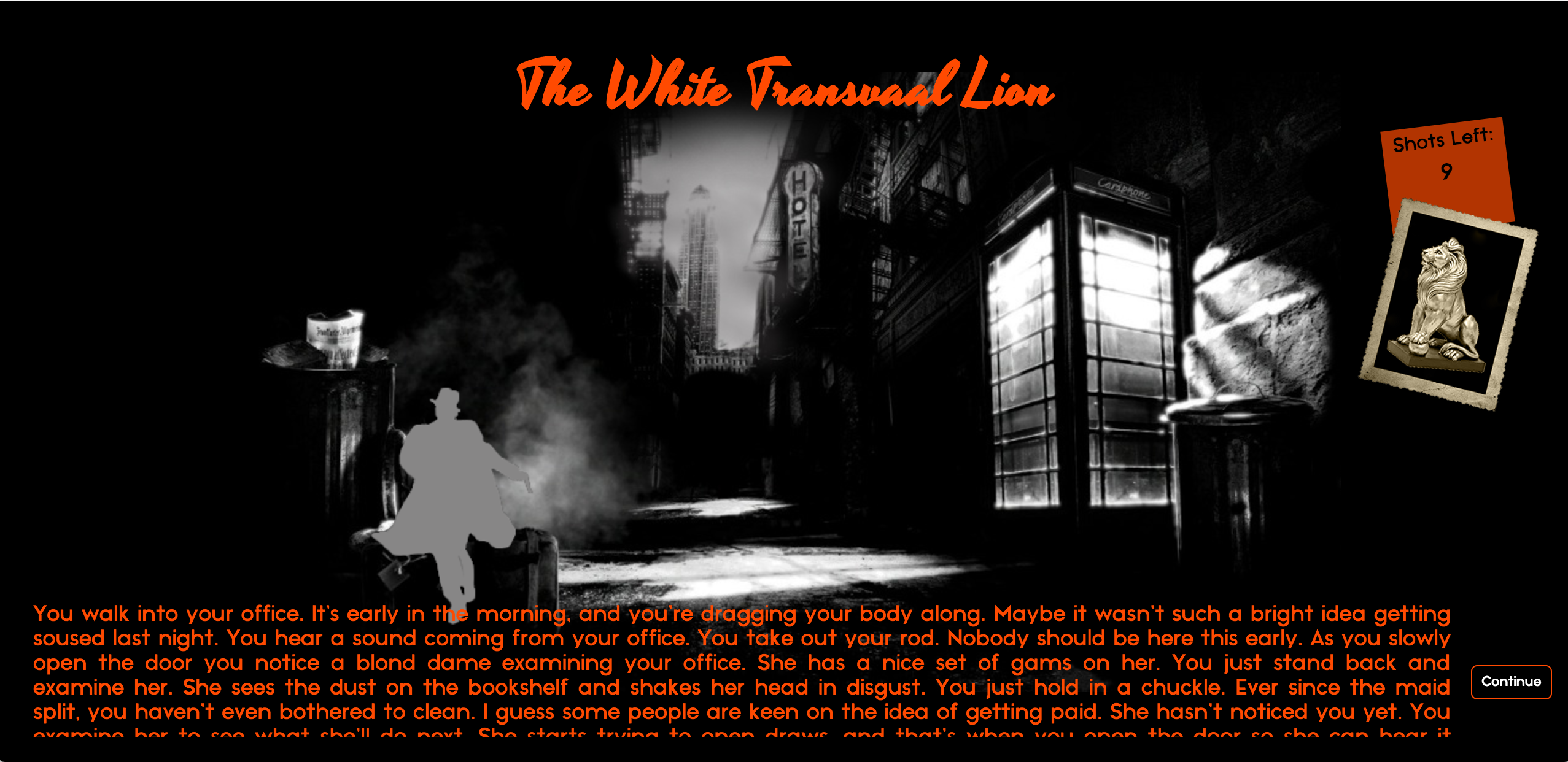 The White Transvaal Lion